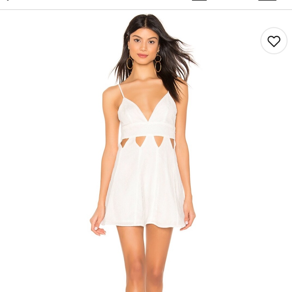 Michael Costello white dress